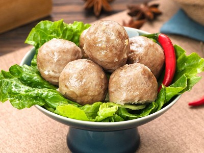 正宗潮汕手打牛肉丸汕头牛筋丸丸子火锅烧烤关东煮食材批发商用图4