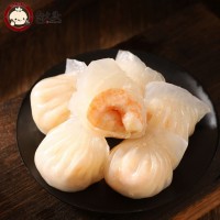 包大头水晶虾皇饺广东广式早茶点心港式点心饺子速冻手工早餐定制