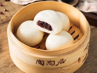 陶陶居豆沙包337.5g*16袋儿童早餐半成品早饭点心速冻包点面点图4