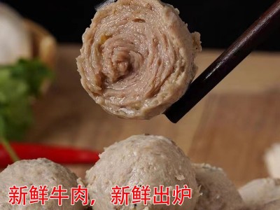 潮汕牛肉丸恒丰达牛筋丸火锅食材麻辣烫速冻食品商用批发抖音同款图2