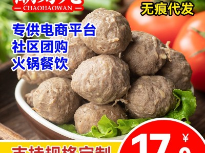 潮汕牛肉丸牛筋丸火锅丸子关东煮麻辣烫食材食品厂家批发精品款图1