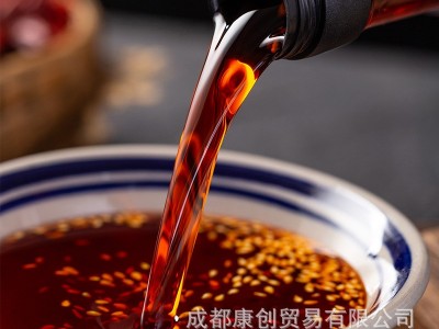 幺麻子辣椒红油香辣400ml*2瓶装四川风味蘸料凉拌油泼辣子家用图2