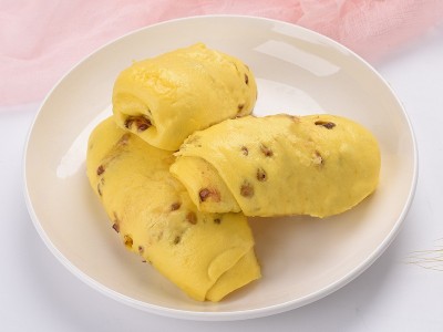 早餐半成品批发南瓜红豆卷速食速冻中式面点商用批发加热即食图3