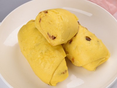 早餐半成品批发南瓜红豆卷速食速冻中式面点商用批发加热即食图4