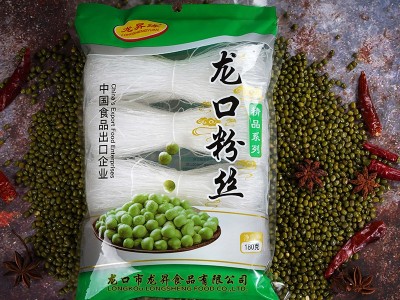 龙口粉丝180g厂家批发纯豌豆绿豆粉丝火锅麻辣烫凉拌细粉丝餐饮用图4