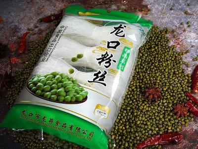 龙口粉丝180g厂家批发纯豌豆绿豆粉丝火锅麻辣烫凉拌细粉丝餐饮用图2