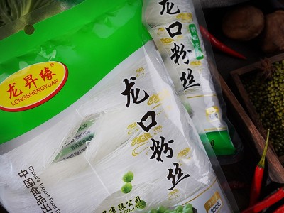 山东龙口粉丝厂家招商多规格 纯豌豆绿豆粉丝500g 火锅粉丝细粉丝图5