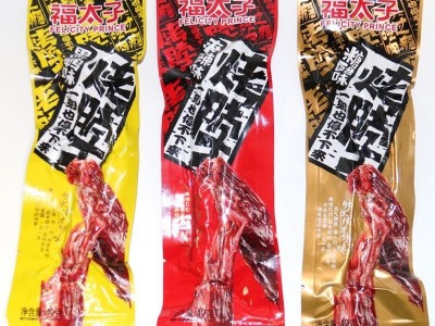 福太子黑鸭烤脖鸡脖整根风干糖醋香辣鸭脖子独立包装休闲零食批发图3