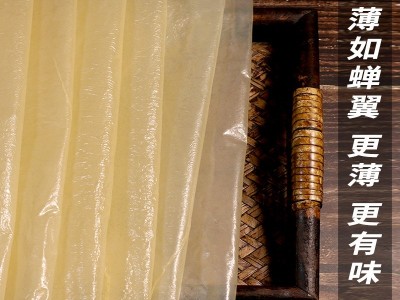 潮幸香长方形豆腐皮潮汕腐膜皮头层油豆皮粿肉皮五香皮200g约36张图3