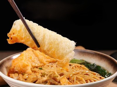 港式响铃卷商用豆腐皮干货批货潮汕黄金三秒炸腐竹麻辣烫图2