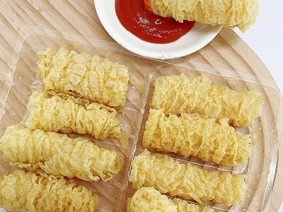 港式响铃卷商用豆腐皮干货批货潮汕黄金三秒炸腐竹麻辣烫图4