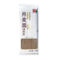 麦利源荞麦面0脂肪面条纯粗粮减低无糖精全麦黑荞麦早餐健身营养