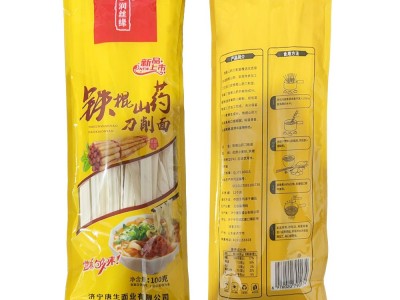 短视频热卖铁棍山药刀削面厂家批发山药刀削面小包装速食挂面条图3