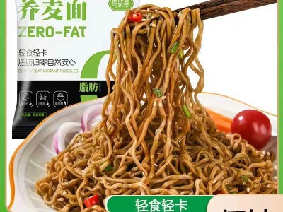 荞麦面方便面减低0脂肪粗粮代餐面条非油炸免煮泡面大量批 发代发图5