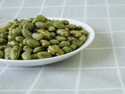 优尔原味烘烤青毛豆非油炸炒货特产休闲零食 厂家批发 5kg*2包图2
