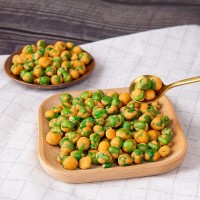 优尔原味香辣蒜香奥尔良烧烤多口味豌豆炒货休闲零食批发 5kg*2