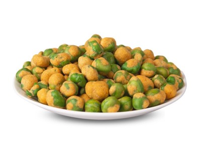 优尔原味香辣蒜香奥尔良烧烤多口味豌豆炒货休闲零食批发 5kg*2图5