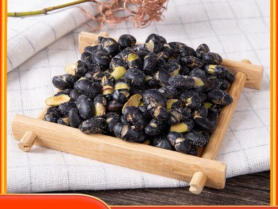 优尔原味香脆烘烤黑豆散装炒货休闲熬夜小零食小吃批发5kg*2包图5