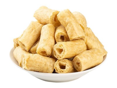 批发干豆肠豆制品麻辣烫原材料素肥肠豆泡素鸡肠丁斋菜素菜厂家图5