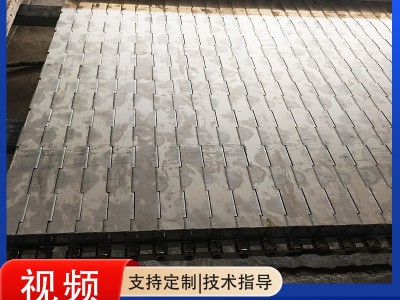 304不锈钢链板输送带 食品链板流水线传送带耐高温大节距输送链板图3