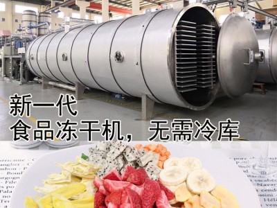 生产型真空冷冻干燥机30到200平大型食品冻干机设备100kg到2000kg图5