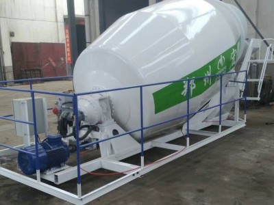 水泥车载运输搅拌罐 柴油机混凝土搅拌罐 隧道砂浆小型搅拌运输罐图2
