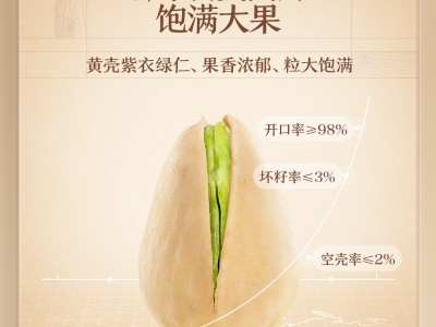 【三只松鼠_开心果30g】健康休闲零食坚果干果炒货每日坚果图3