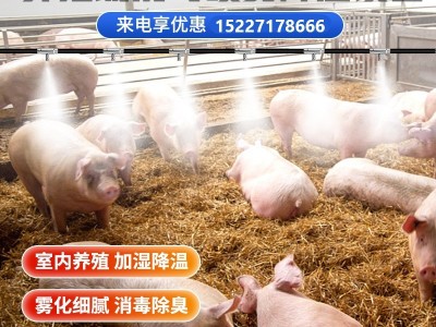 养殖场垃圾站消毒除臭喷雾设备养鸡场养牛场加湿降温喷淋造雾景机图4