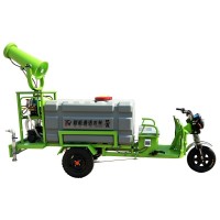 电动三轮洒水车工地用多功能道路除尘绿化消毒车小型新能源雾炮车