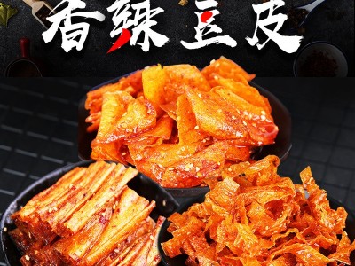 湖南特产手撕豆皮辣片儿时怀旧麻辣摆摊辣味零食小吃豆干网 红辣条图3
