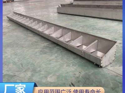 仔猪不锈钢料槽通槽 养猪场自动下料采食母猪食槽保育猪料槽批发图5