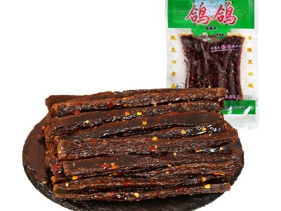 鸽鸽豆角干69g*60包豆干面筋小吃麻辣蒜香口味网红辣条休闲零食图5