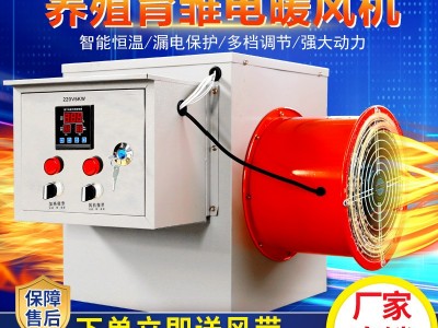大功率工业电暖风机 厂房畜牧养殖热风炉 大棚烘干设备电加热设备图5