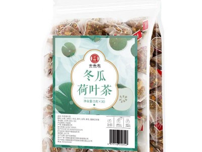 全盛堂冬瓜荷叶茶玫瑰荷叶茶组合茶源头厂家袋泡茶代用茶批 发代发图5