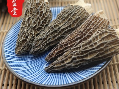 春生堂云南剪柄羊肚菌干货 食用菌散装黑身厚肉剪脚厂家批发图3