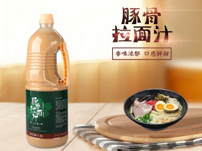 樱花豚骨拉面汁 日本拉面汤品 (烹调酱汁 火锅底 面条调料) 1.8L图5