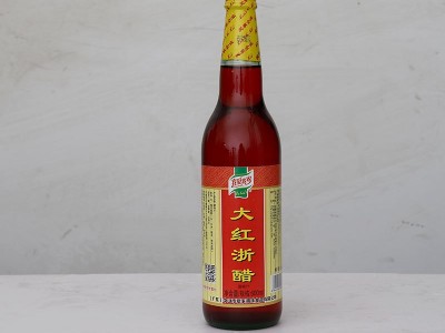 我爱我家大红浙醋600ml*12瓶整箱现货批发酿造食醋凉拌调料供应浙图3