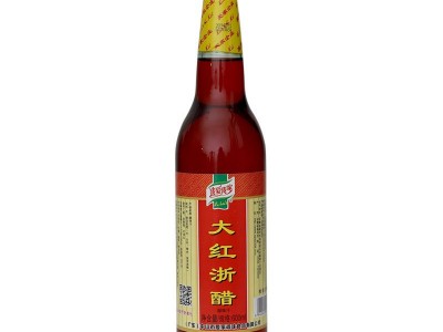 我爱我家大红浙醋600ml*12瓶整箱现货批发酿造食醋凉拌调料供应浙图5