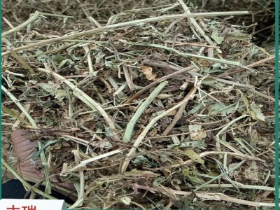 花生秧草粉牛羊马兔食用干草饲料 无霉变无潮湿编制袋压捆包装图3