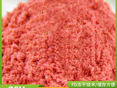 冻干草莓粉果蔬草莓粉果味冲饮散装批发脱水蔬菜图2