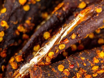 香辣风干鸡肉干休闲零食批发卖500g装散装肉类零食锦江香厂家直供图4