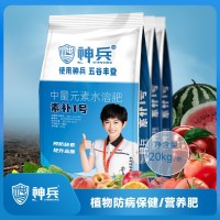 山东神兵中微量元素水溶肥大棚种植专用农业级颗粒水溶肥增产提质
