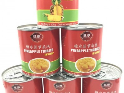 糖水菠萝水果罐头567克/罐厂家直销食品批发可出口内销 帖牌招商图2