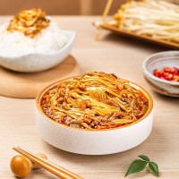 饭扫光香菌竹笋金针菇280g瓶装下饭菜榨菜酱拌饭酱小菜香菇牛肉酱