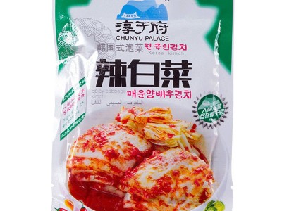 淳于府韩国泡菜100g*60袋/件拌面辣白菜爽口下饭菜酱菜酸四川泡菜图5