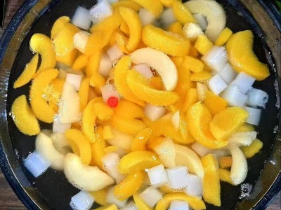 水果罐头什锦三公斤糖水罐头用自助餐饮酒店奶茶烘焙厂家直销图3