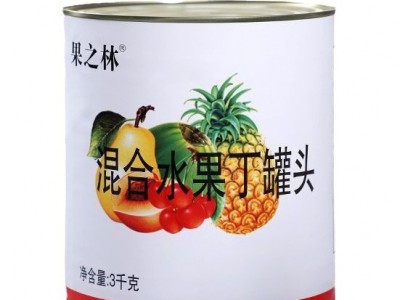 水果罐头什锦三公斤糖水罐头用自助餐饮酒店奶茶烘焙厂家直销图4