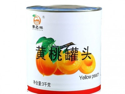 3公斤黄桃半罐头 整箱6桶 自助餐饮 酒店 火锅店 奶茶店 水果捞图4