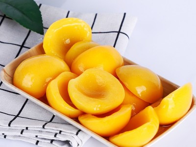 水果黄桃果之林罐头大黄桃半3公斤6罐装中西自助餐饮酒店火锅烘培图4