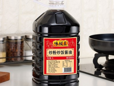 味极王5L*4桶炒粉炒饭酱油调味点蘸 凉拌 家常小炒 饭店批发图4